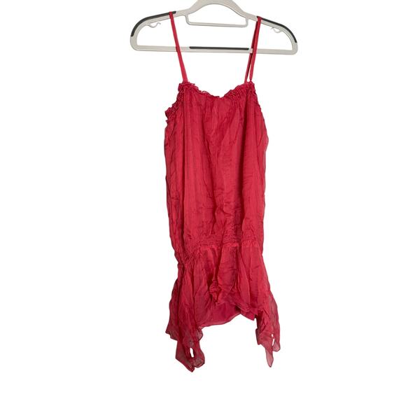 Y2k Twentyone fairycore flowy silk tunic top - Picture 8 of 8